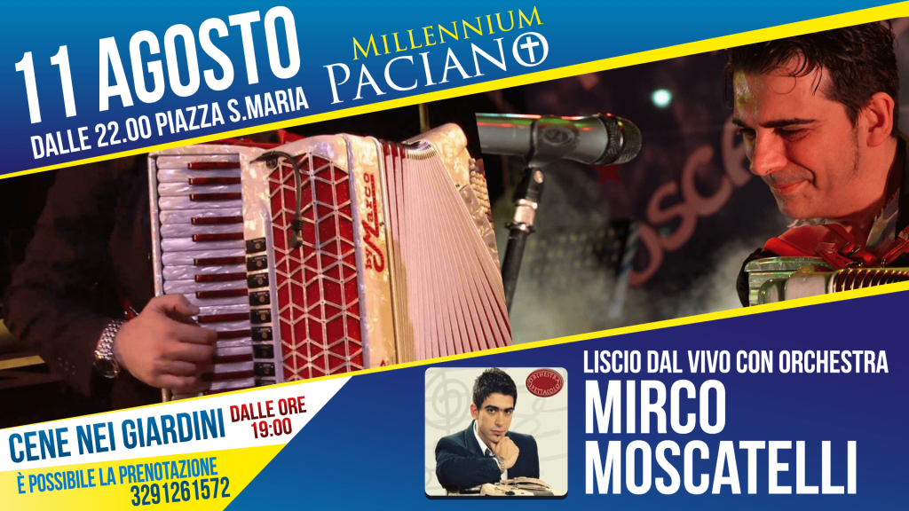 Mirco Moscatelli Orchestra – Serata Liscio