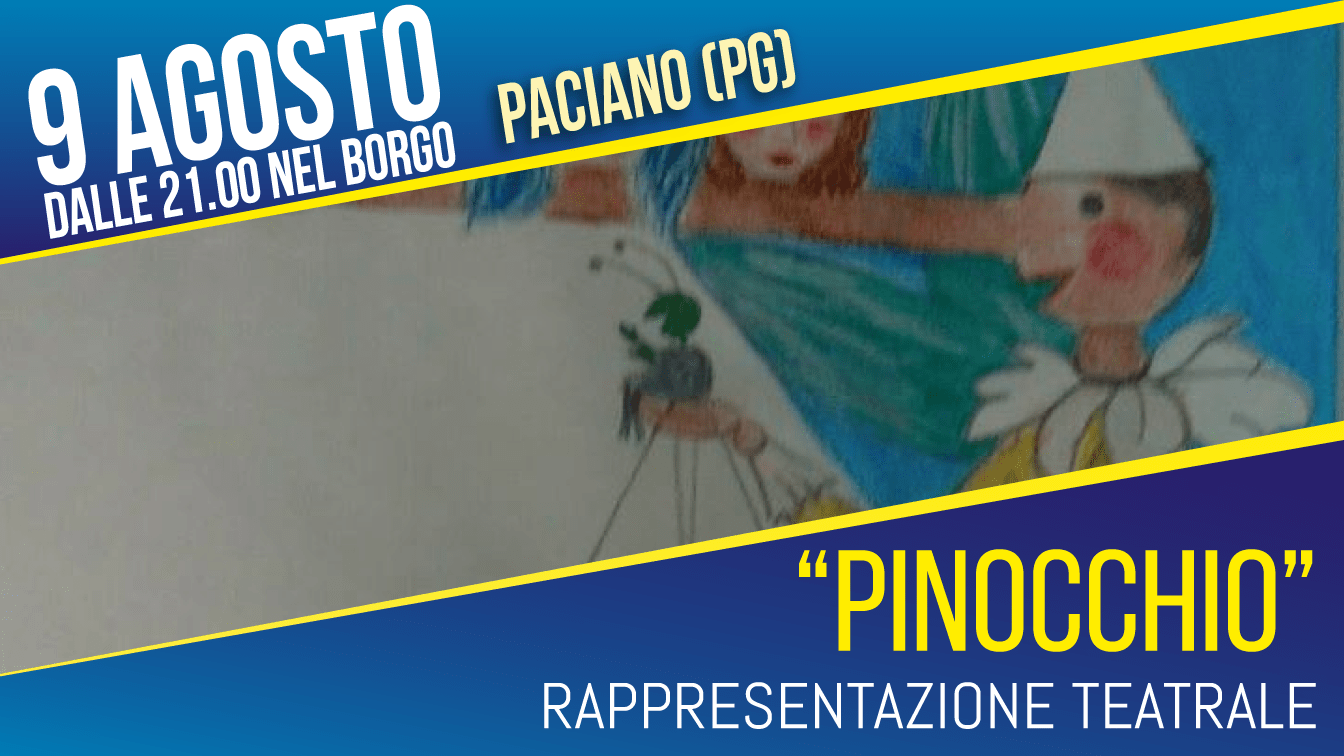 Pinocchio – Rappresentazione teatrale