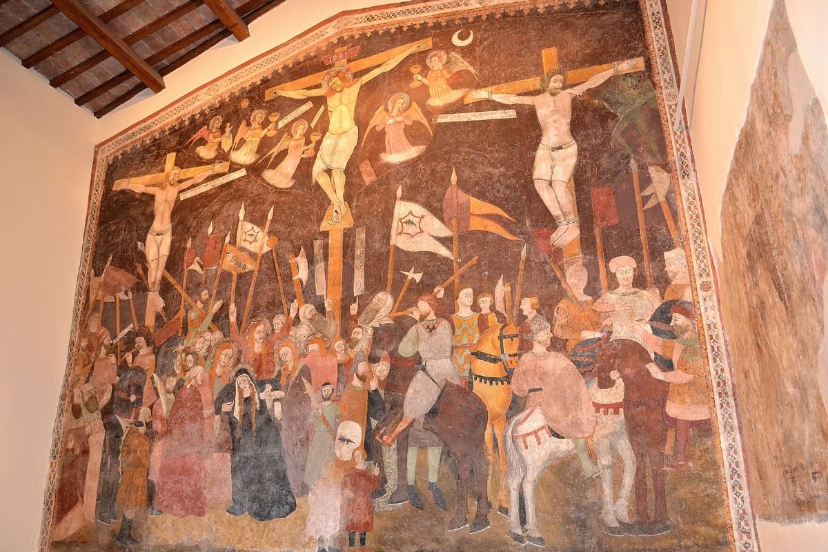 La crocifissione di Francesco da Castel della Pieve